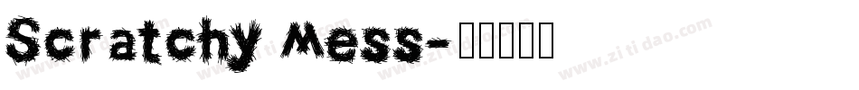 Scratchy Mess字体转换